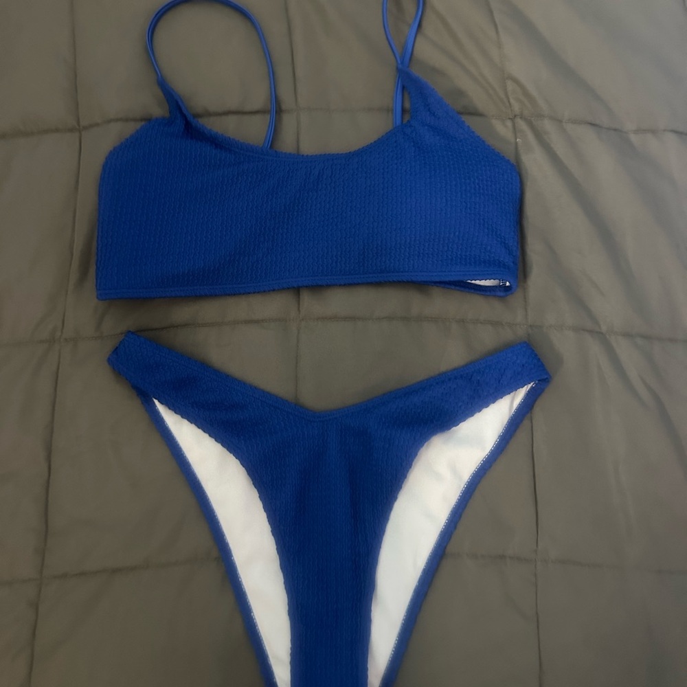 Women’s blue shein bikini SIZE LARGE